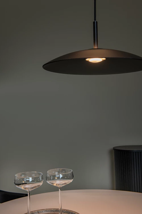 Lucide MENGA - Pendant light - Ø 40 cm - LED Dim. - 1x11W 2700K - Smoke Grey | Premium - atmosphere 2